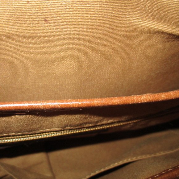 *COACH Beige and Brown Leather Hampton Hobo Shoulder Bag - Picture 9 of 12